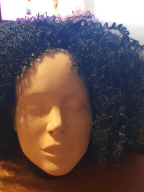 NEW Box ! Queen's Choice 16 Inch Short Hair Spiral Curly Wig Black
